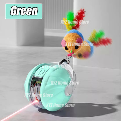 Juguete Interactivo para Gatos con Cola Automatica - Sensor Infrarrojo 360 grados