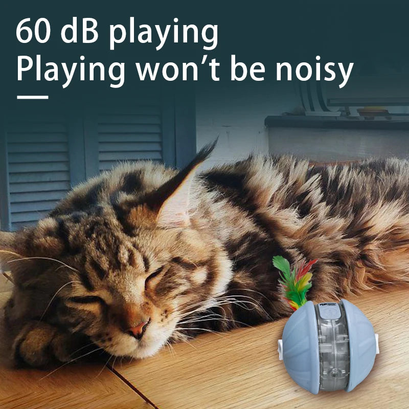 Juguete Interactivo para Gatos con Cola Automatica - Sensor Infrarrojo 360 grados