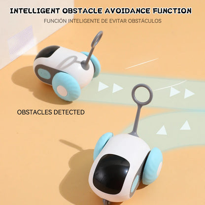 Coche RC Interactivo para Gatos - Control Remoto con Luces LED y Sonidos