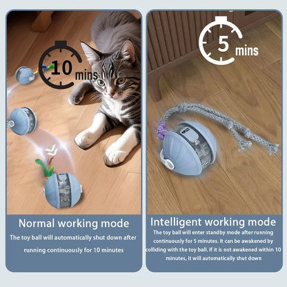 Juguete Interactivo para Gatos con Cola Automatica - Sensor Infrarrojo 360 grados