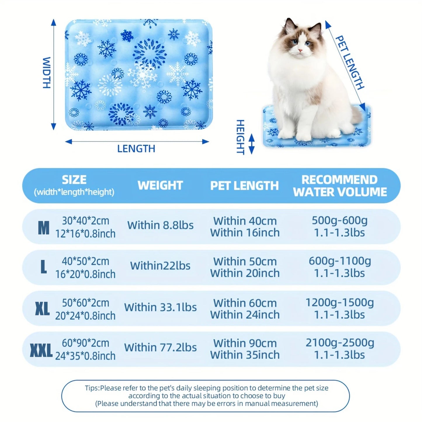 FrescoDog - Alfombra Refrescante para Perros | Colchoneta Autoenfriante sin Electricidad (Talla L)