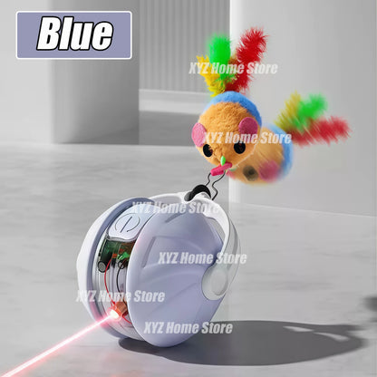 Juguete Interactivo para Gatos con Cola Automatica - Sensor Infrarrojo 360 grados