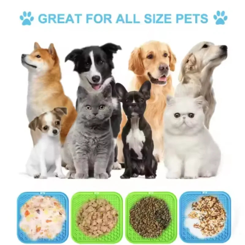 CalmaPets - Alfombra Lamedora Antiestrés para Perros | Lick Mat con Ventosas