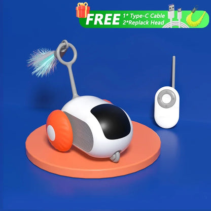 Coche RC Interactivo para Gatos - Control Remoto con Luces LED y Sonidos