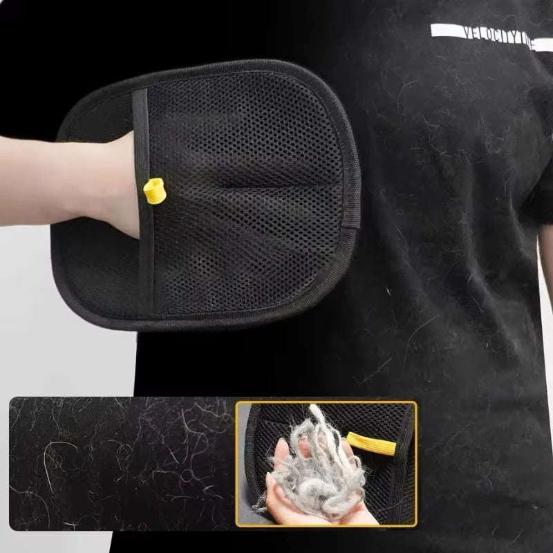 PeloOff - Guante Quitapelos para Perros y Gatos | Removedor de Pelo + Masaje