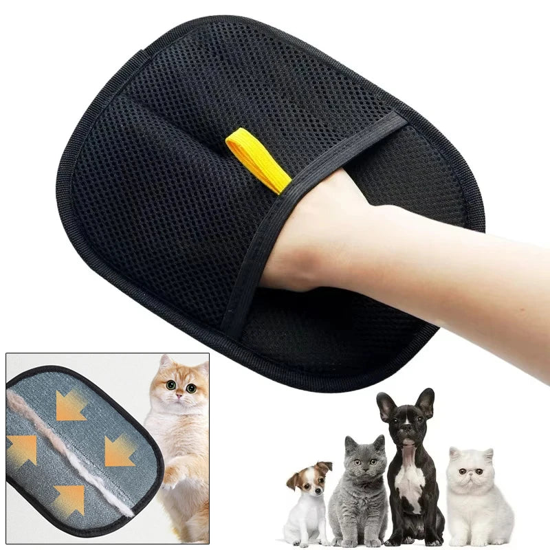 PeloOff - Guante Quitapelos para Perros y Gatos | Removedor de Pelo + Masaje